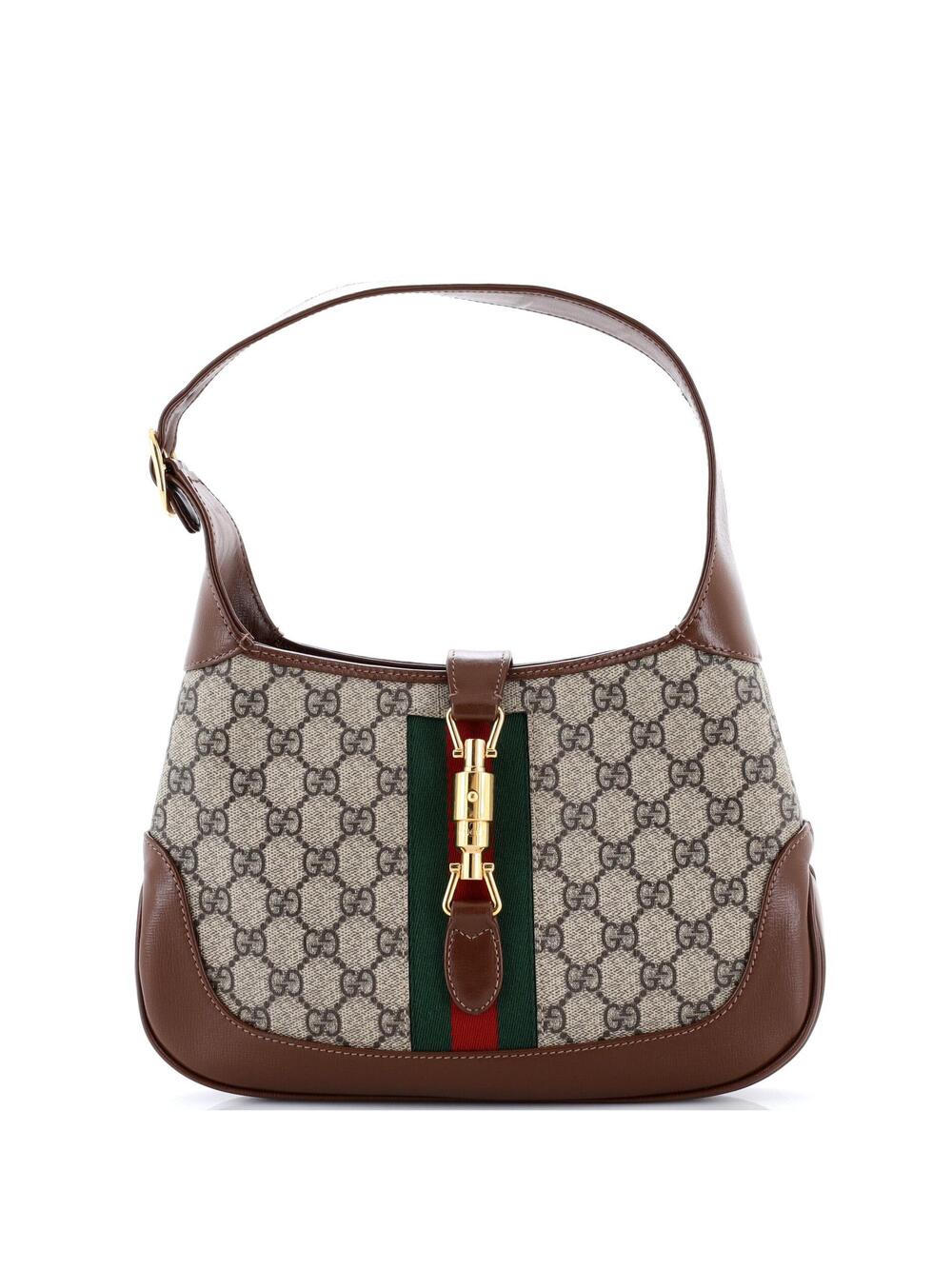 Gucci Jackie Hobo Gg Coated Canvas #352297G22B